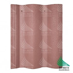 Telha Eurotop Concreto Classica Tabaco